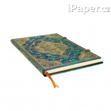 Paperblanks zápisník Turquoise Chronicles ultra linkovaný 3213-7