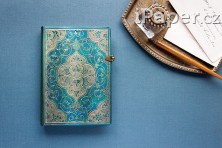 Paperblanks zápisník Turquoise Chronicles mini linkovaný 3216-8
