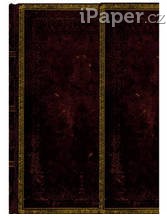 Paperblanks zápisník Black Moroccan 840-9 mini linkovaný