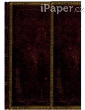 Paperblanks zápisník Black Moroccan 844-7 ultra nelinkovaný