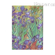 Zápisník Paperblanks Van Gogh’s Irises midi linkovaný 8204-0