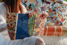 Diář Paperblanks 2026 Gaudi’s Sun midi vertikální DE0768-6