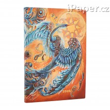 Diář Paperblanks 2026 Skybird Flexis midi horizontální FE0841-6