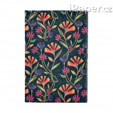 Diář Paperblanks 18měsíční 2025-2026 Wild Flowers mini horizontální DE0707-5