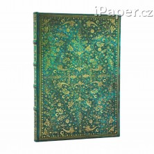 Zápisník Paperblanks Emerald Flower grande nelinkovaný PB1312-0