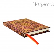 Diář Paperblanks 18měsíční 2025-2026 The Orchard midi horizontální DE0712-9