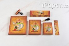 Diář Paperblanks 2026 Asterix & Obelix mini horizontální DE0727-3