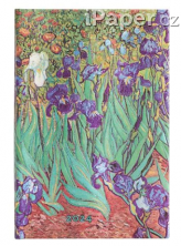 Paperblanks diář 2024 Van Gogh’s Irises mini verso DE0435-6
