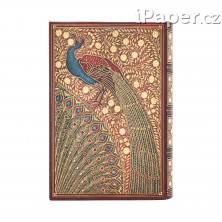 Diář Paperblanks 2026 Hafiz’s Peacocks mini denní DE0722-8