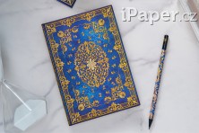 Zápisník Paperblanks Silk Sky midi linkovaný PB1343-4