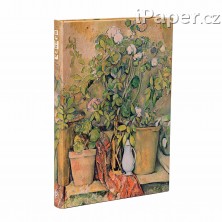 Zápisník Paperblanks Cezanne’s Terracotta Pots and Flowers midi nelinkovaný PB9789-1