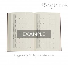 Diář Paperblanks 18měsíční 2025-2026 Layla ultra vertikální DE0719-8