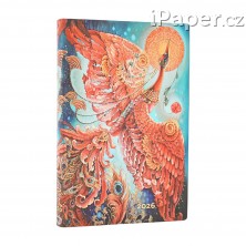 Diář Paperblanks 2026 Firebird Flexis maxi horizontální FE0848-5