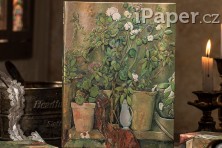 Zápisník Paperblanks Cezanne’s Terracotta Pots and Flowers midi nelinkovaný PB9789-1