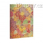 Zápisník Paperblanks Bavarian Wild Flower Flexis mini linkovaný 7264-5