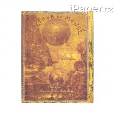 Paperblanks zápisník Verne, Around the World mini linkovaný 6499-2