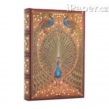 Diář Paperblanks 2026 Hafiz’s Peacocks mini denní DE0722-8