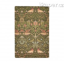 Diář Paperblanks 2026 Morris Birds Flexis mini horizontální FE0832-4