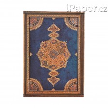 Diář Paperblanks 2026 Safavid Indigo midi vertikální DE0772-3