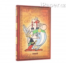 Diář Paperblanks 2026 Asterix & Obelix mini horizontální DE0727-3