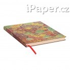Zápisník Paperblanks Bavarian Wild Flower Flexis mini linkovaný 7264-5