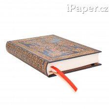 Diář Paperblanks 2026 Blue Luxe maxi vertikální DE0790-7