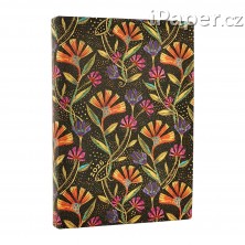 Diář Paperblanks 2026 Wild Flowers Flexis midi denní FE0835-5
