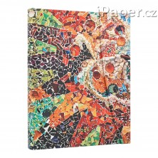 Diář Paperblanks 2026 Gaudi’s Sun midi verso DE0778-5