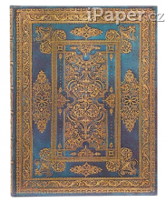 Zápisník Paperblanks Blue Luxe ultra linkovaný PB9590-3