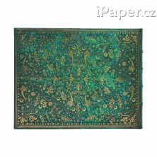 Kniha hostů Paperblanks Emerald Flower linkovaná PB1319-9