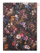 Paperblanks diář 2024 Floralia Flexis midi denní FE0520-9