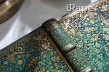 Zápisník Paperblanks Emerald Flower ultra linkovaný PB1313-7