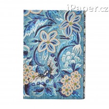 Diář Paperblanks 18měsíční 2025-2026 Blue Willow mini horizontální DE0702-0