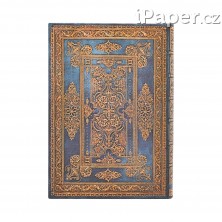 Diář Paperblanks 2026 Blue Luxe maxi vertikální DE0790-7