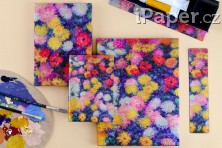 Diář Paperblanks 2026 Monet’s Chrysanthemums mini verso DE0742-6