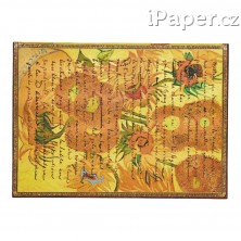 Desky na dokumenty Paperblanks Van Gogh, Sunflowers A4 PA1579-7