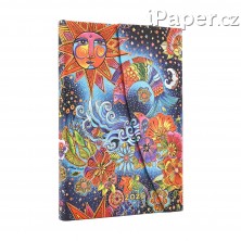Diář Paperblanks 2026 Celestial Magic mini horizontální DE0729-7