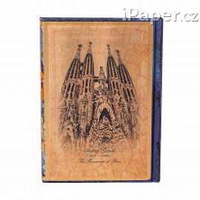 Zápisník Paperblanks Gaudi, The Manuscript of Reus midi nelinkovaný PB9781-5