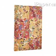 Diář Paperblanks 2026 Kara-ori Pink maxi vertikální DE0791-4