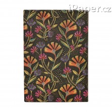 Diář Paperblanks 2026 Wild Flowers Flexis midi denní FE0835-5