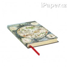 Paperblanks zápisník Celestial Planisphere Flexis mini linkovaný 5618-8