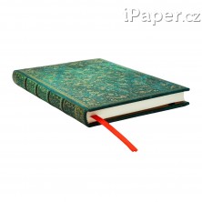 Zápisník Paperblanks Emerald Flower grande nelinkovaný PB1312-0