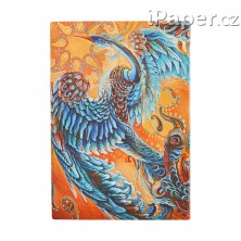 Diář Paperblanks 2026 Skybird Flexis midi horizontální FE0841-6