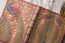 Diář Paperblanks 2026 Hafiz’s Peacocks mini denní DE0722-8