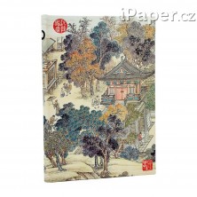 Zápisník Paperblanks Golden Age of Prosperity midi linkovaný PB9974-1