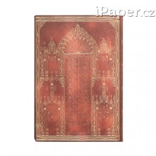 Zápisník Paperblanks Isle of Ely Flexis midi linkovaný 9338-1