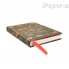 Diář Paperblanks 2026 Morris Birds Flexis mini horizontální FE0832-4