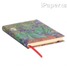 Zápisník Paperblanks Van Gogh’s Irises midi nelinkovaný 8205-7