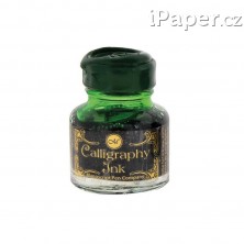 Kaligrafický inkoust, smaragdově zelený, 30 ml