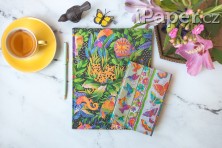 Paperblanks zápisník Jungle Song Flexis midi linkovaný 7266-9